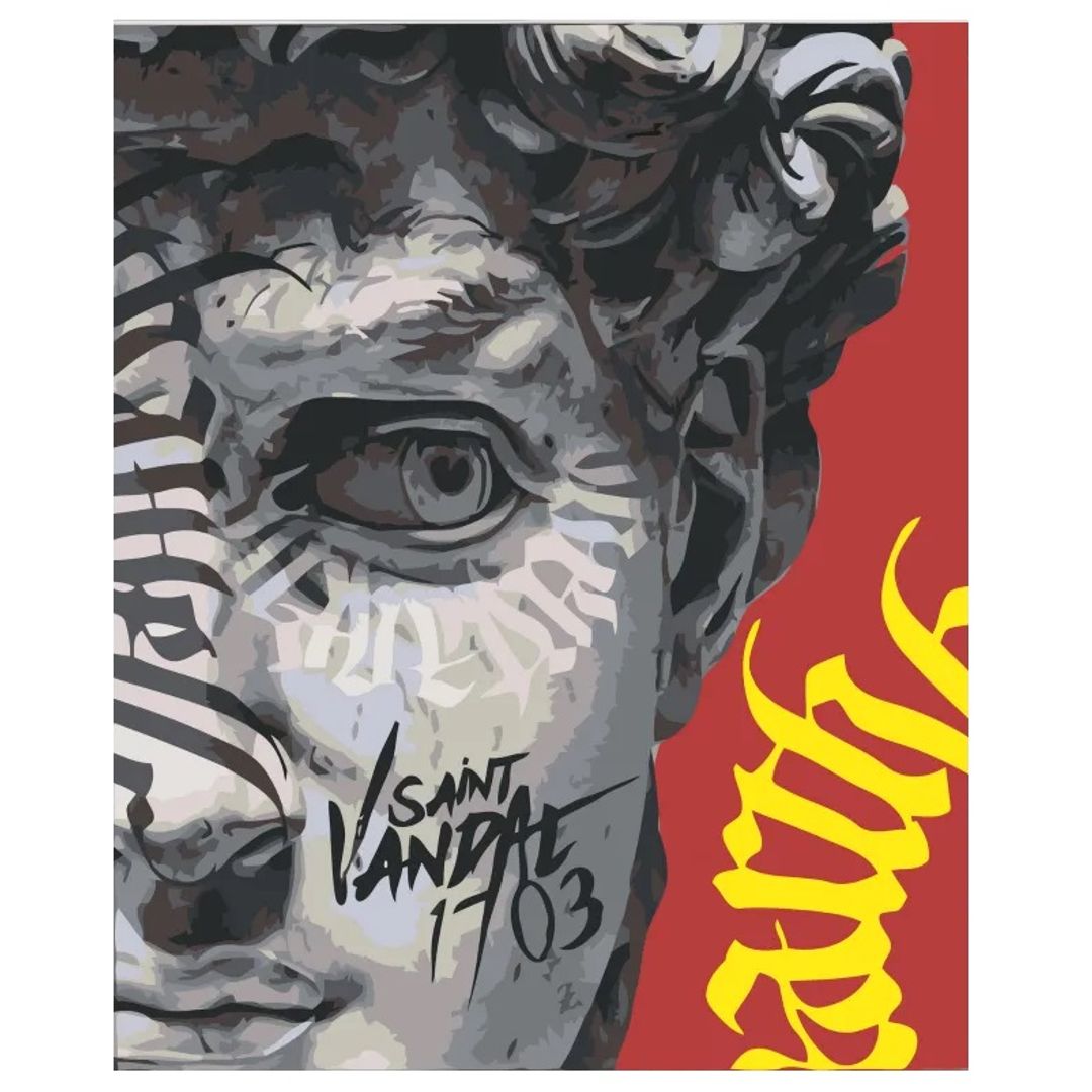 Картина по номерам Давид граффити (40х50 см) Картина по номерам Давид граффити (40х50 см)