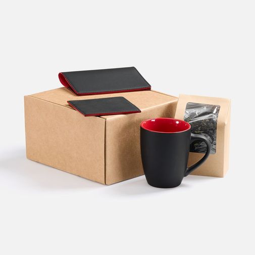 Подарочный набор Multimo Tea (черный с красным)