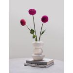 Ваза Riverstone, 25 см, жемчужно-серая