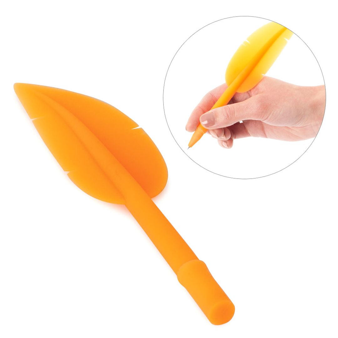 Оранжевая ручка-перо