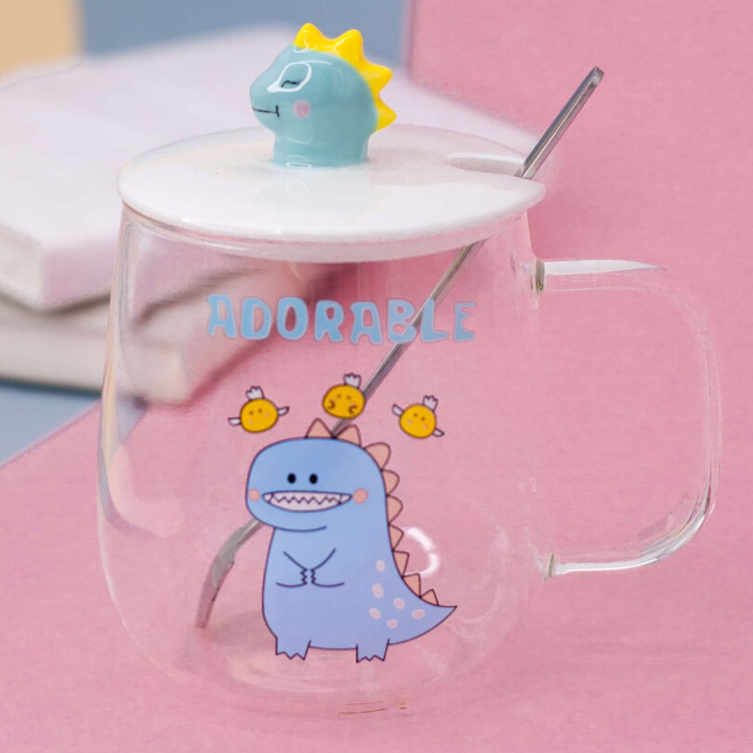 Кружка с ложкой Dino Кружка с ложкой Dino