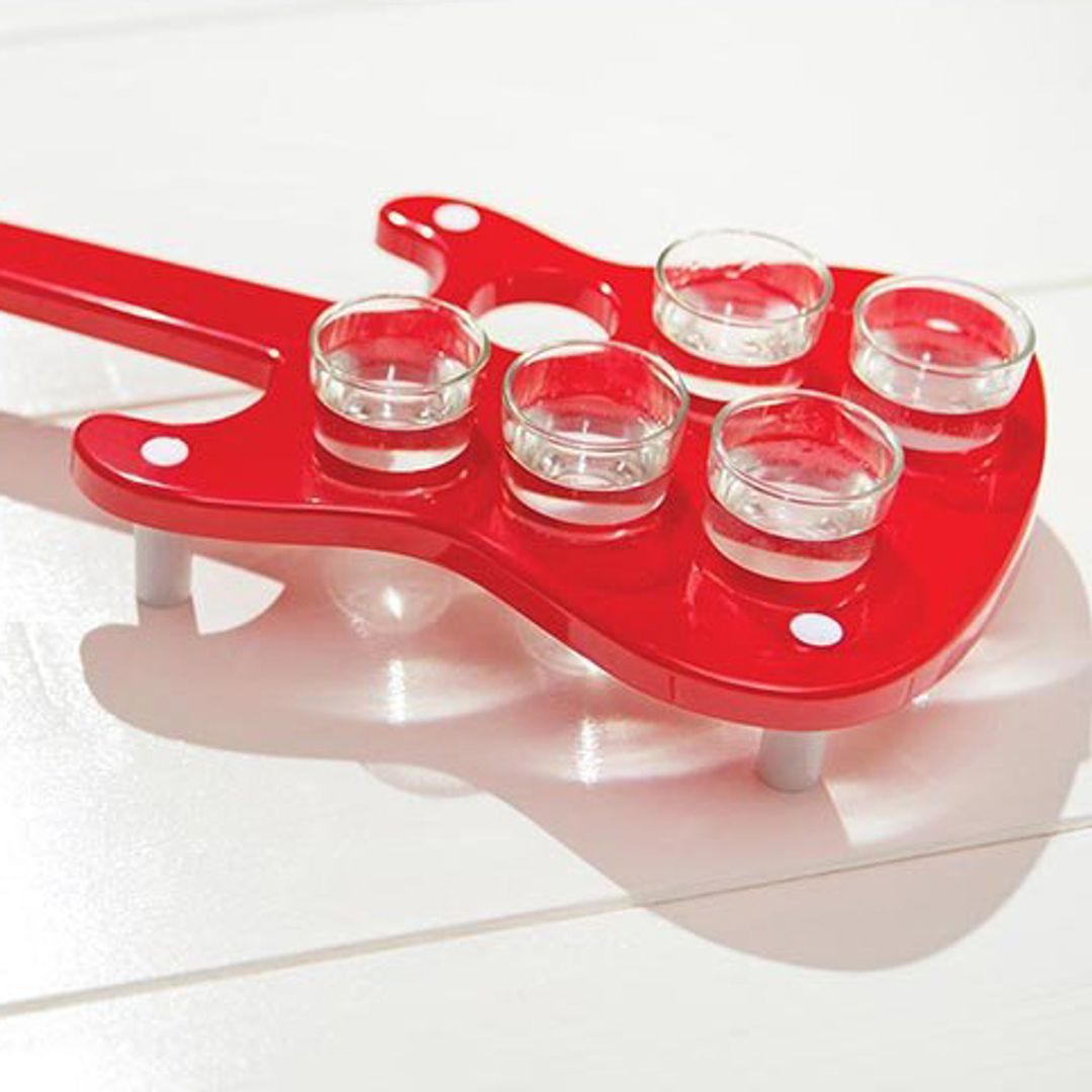 Поднос с рюмками Гитара Guitray