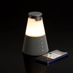 Bluetooth-колонка с беспроводной зарядкой и подсветкой Cone Sonance (серый)