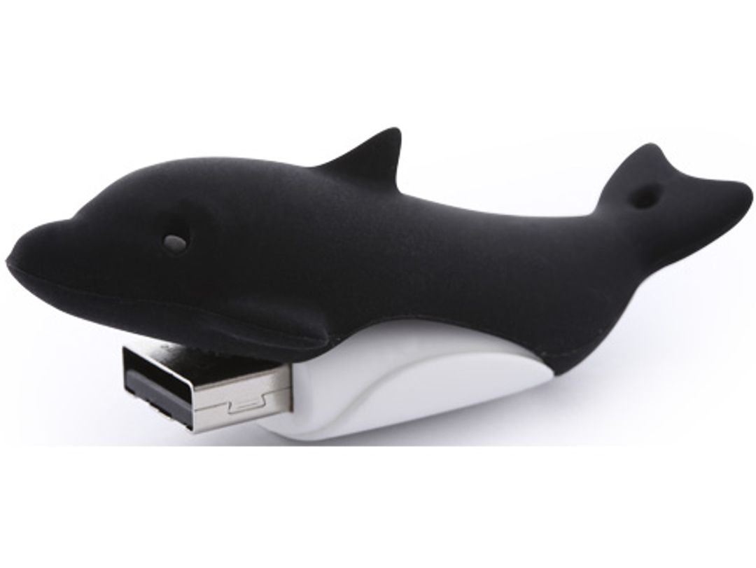 Флешка Дельфин Черный 8 Гб Флешка Дельфин Черный 8 Гб