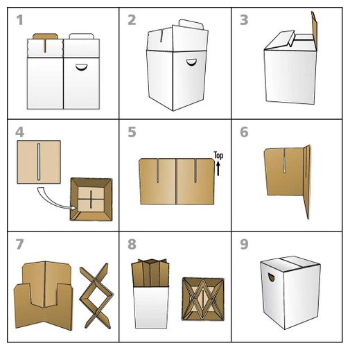 Складной картонный табурет Master Brewer Складной картонный табурет Master Brewer