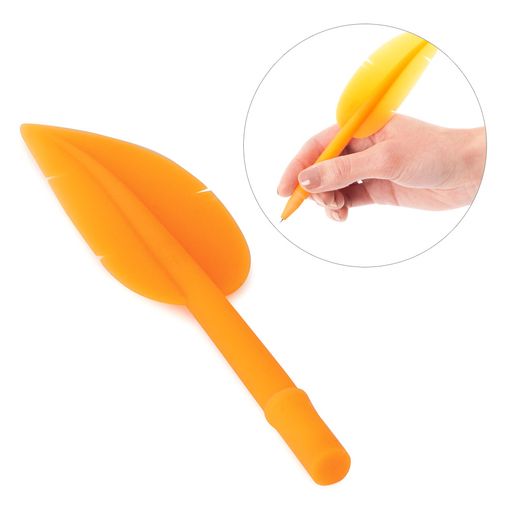 Оранжевая ручка-перо