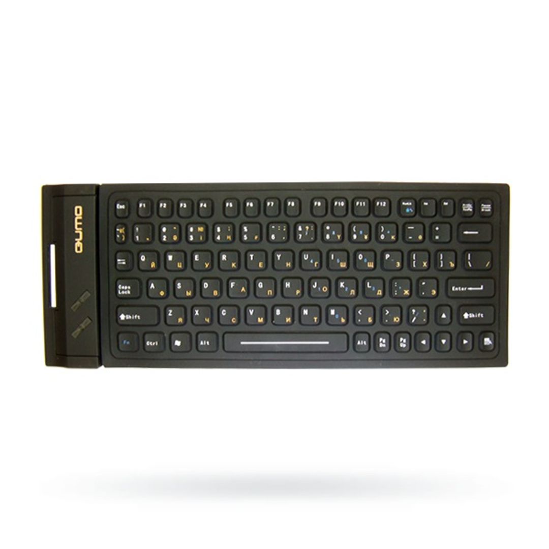 Гибкая резиновая клавиатура Черная Гибкая резиновая клавиатура Черная