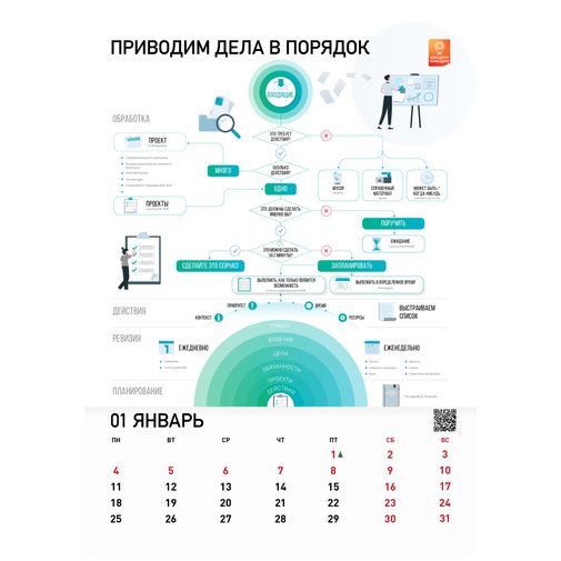 Концепт-календарь Бизнес-эффективность 2021 (Издательство Concept) купить  по цене 250 руб. в интернет-магазине Мистер Гик