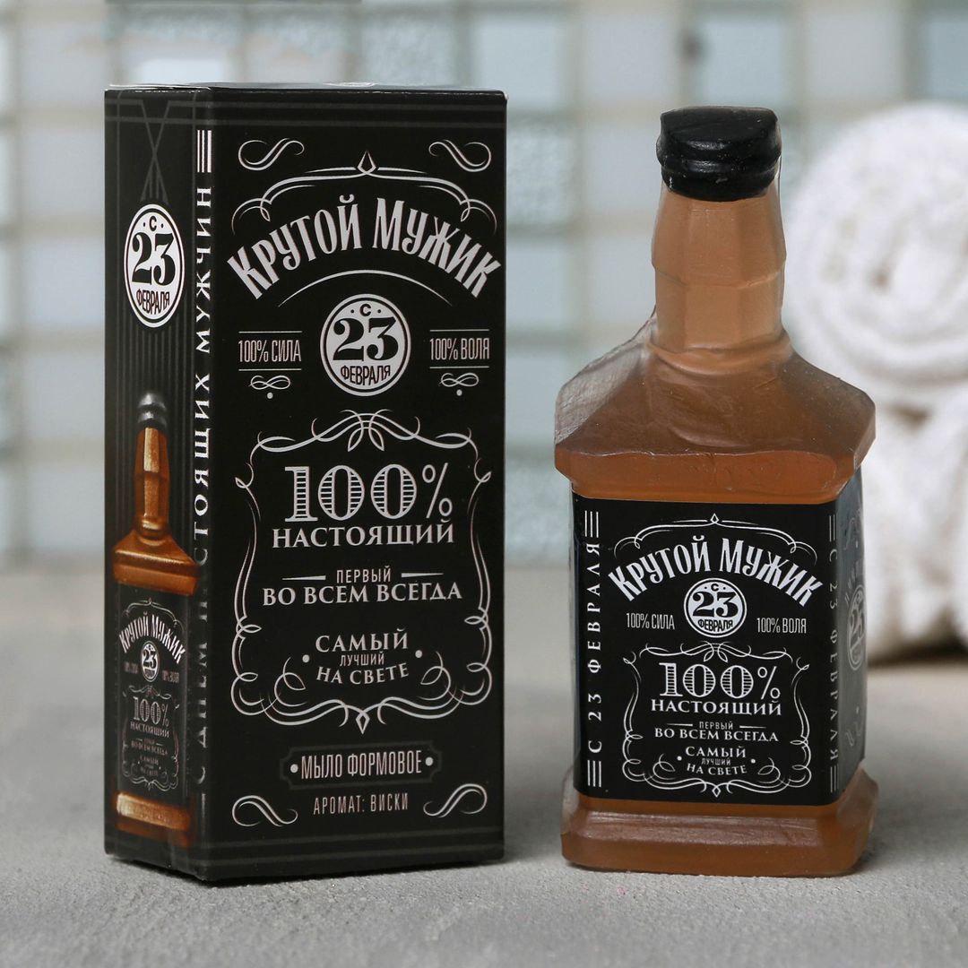 Мыло Виски Крутой мужик Мыло Виски Крутой мужик