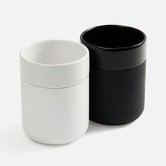 Кружка Nabo с силиконовым держателем (черный)