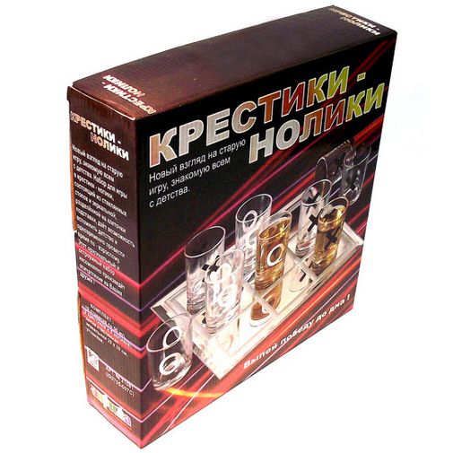 Алкоигра Крестики-нолики Упаковка Алкоигра Крестики-нолики Упаковка
