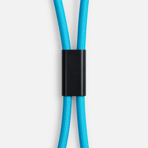 Кабель-ланьярд energyFlex Power Delivery 60 Вт (голубой)