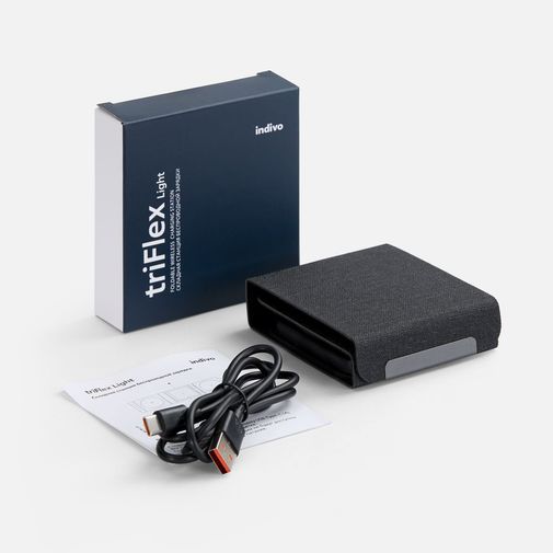 Складная станция беспроводной зарядки triFlex Light (черный)