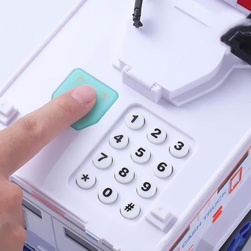 Копилка с кодовым замком Инкассатор