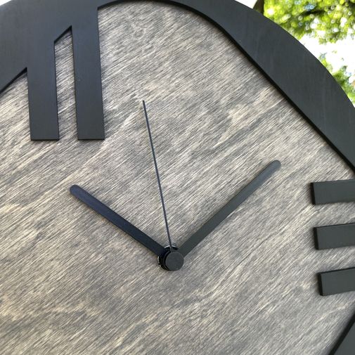 Часы настенные 3-7-11 Серый