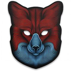 Световая маска с датчиком звука Fox