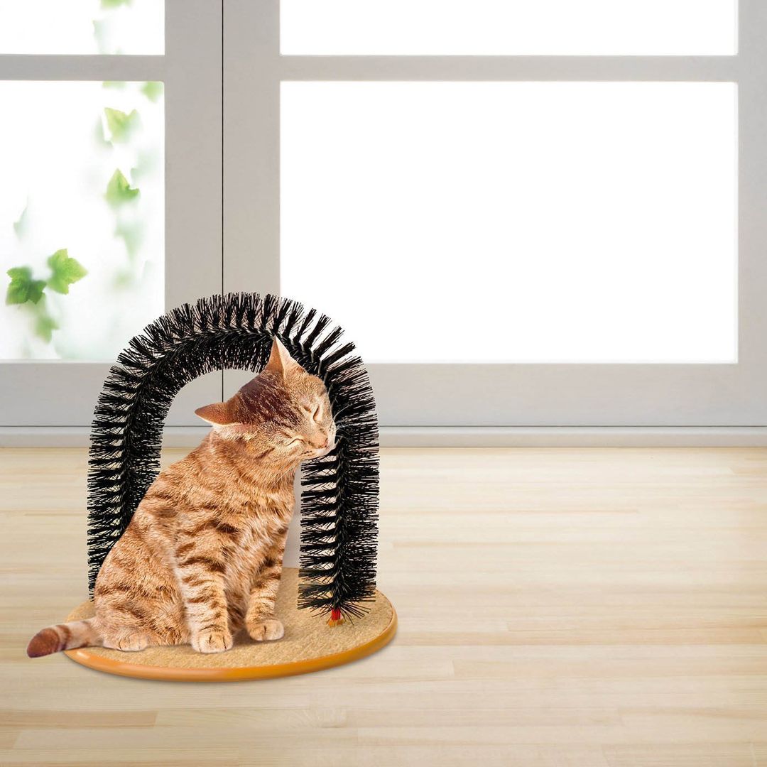 Когтеточка со щеткой Purrfect Arch Когтеточка со щеткой Purrfect Arch