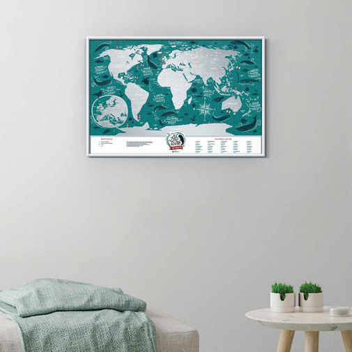 Скретч-карта мира Travel Map Marine World (на английском) Скретч-карта мира Travel Map Marine World (на английском)