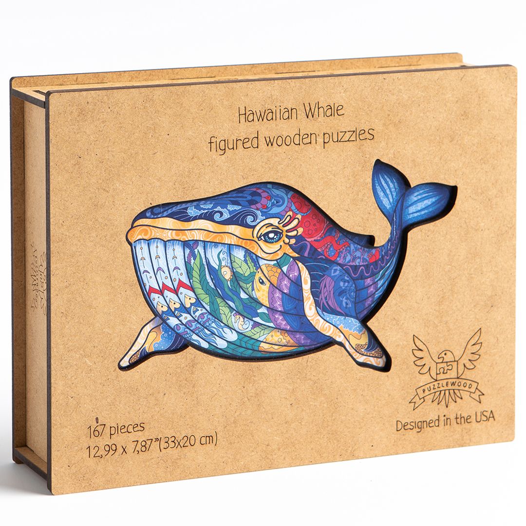 Деревянный пазл Puzzlewood Гавайский кит Деревянный пазл Puzzlewood Гавайский кит