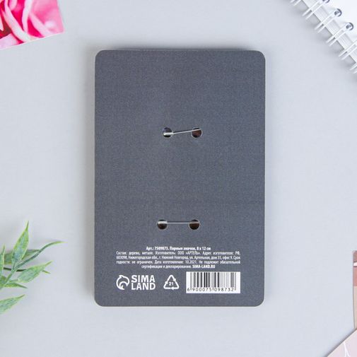 Набор значков Между нами химия (2 шт)