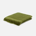 Плед вафельный Elenglect (зеленый)