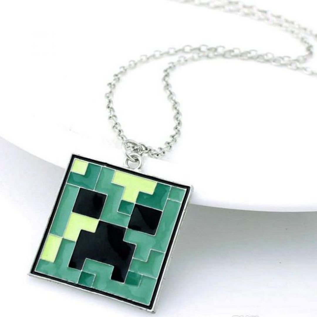 Брелок Крипер Minecraft Цепочка в комплекте другой формы, брелочная