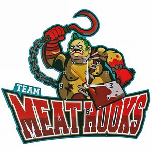 Часы настенные Пудж Team Meat Hooks Часы настенные Пудж Team Meat Hooks