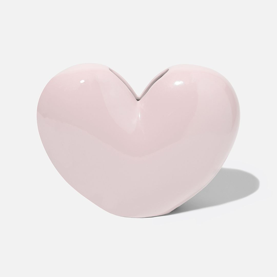 Ваза для цветов Love, 15,5 см, светло-розовая