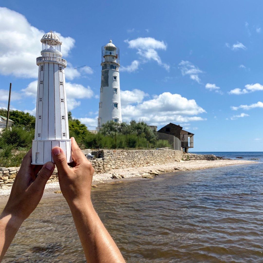 Модель сборная Маяк Тарханкутский (Крым)