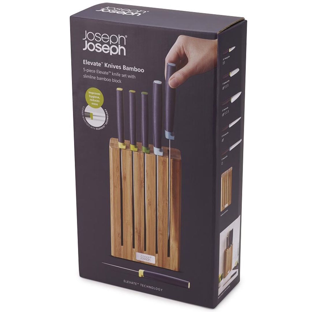Набор ножей Elevate Knives Bamboo на подставке Набор ножей Elevate Knives Bamboo на подставке