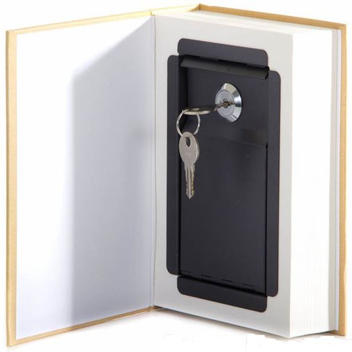 Книга Сейф Финансист Металлический ящик в книге