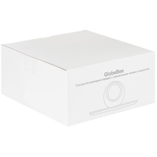 Станция беспроводной зарядки с часами и подсветкой GlobeBee