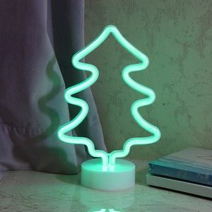 Неоновый светильник Елочка