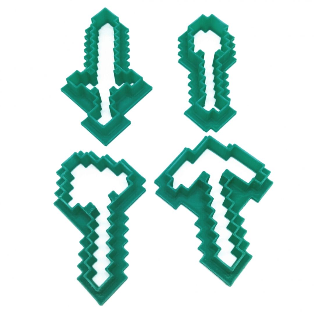 Форма для печенья Minecraft (набор) Форма для печенья Minecraft (набор)