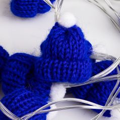 Гирлянда Cosy Poms (Синяя)