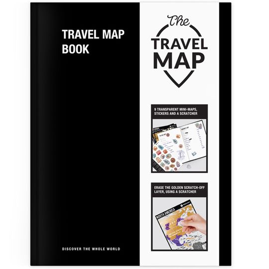 Тетрадь путешествий Travel Map Book