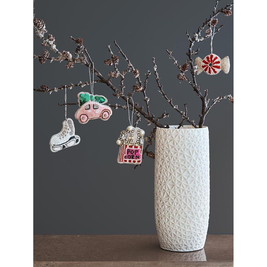 Набор елочных украшений Christmas jewels из коллекции New Year Essential, 4 шт.