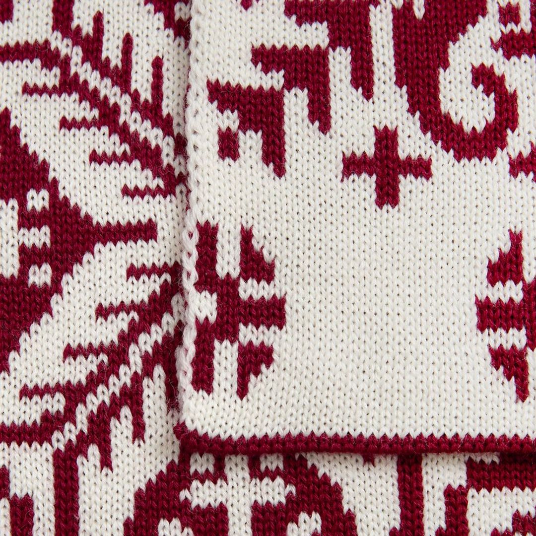 Шарф Wintertude L (красный с белым) Шарф Wintertude L (красный с белым)