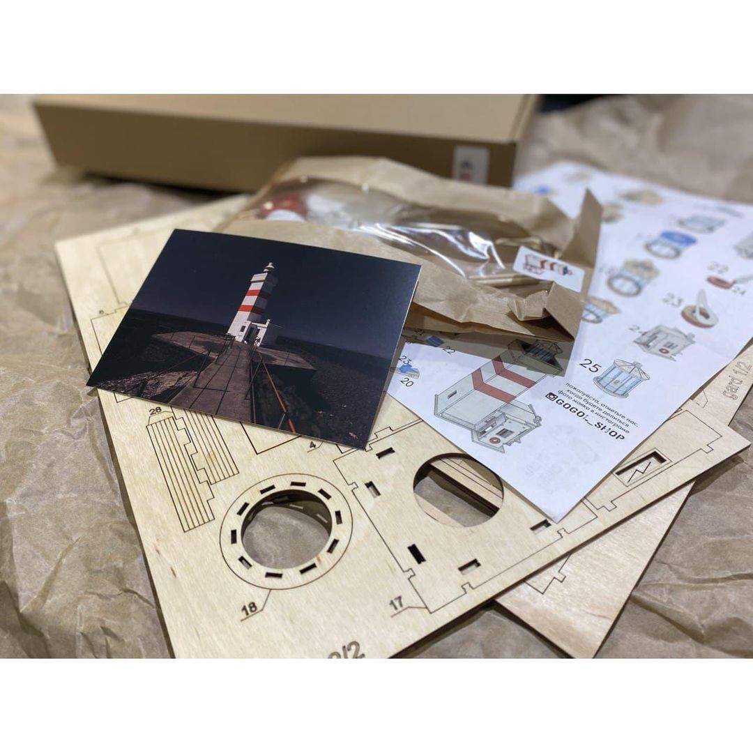 Модель сборная Маяк Старый Гардур (Исландия) Модель сборная Маяк Старый Гардур (Исландия)