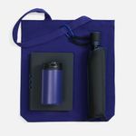 Подарочный набор Flexpen Black Walk (черный с синим)