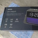 Настольный стерилизатор с беспроводной зарядкой и часами UV Depot (Черный) Отзыв