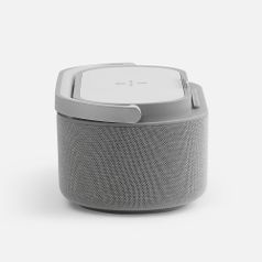 Колонка с часами и беспроводной зарядкой Veske ver.2 (серый)