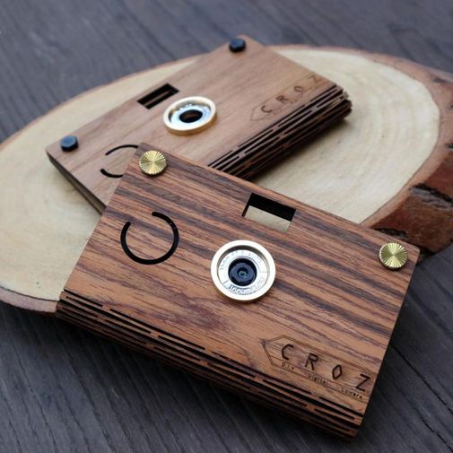Деревянный цифровой фотоаппарат PaperShoot Rosewood