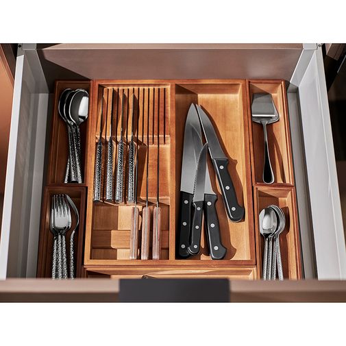 Органайзер для столовых приборов с держателем для ножей Bambox (30х38 см) Органайзер для столовых приборов с держателем для ножей Bambox (30х38 см)