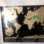 Скретч-карта мира Black (Dark) Edition (увеличенная версия) Отзыв