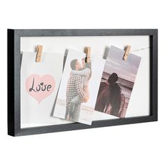 Рамка для фотографий с подсветкой Everyday (22х38 см, черная)