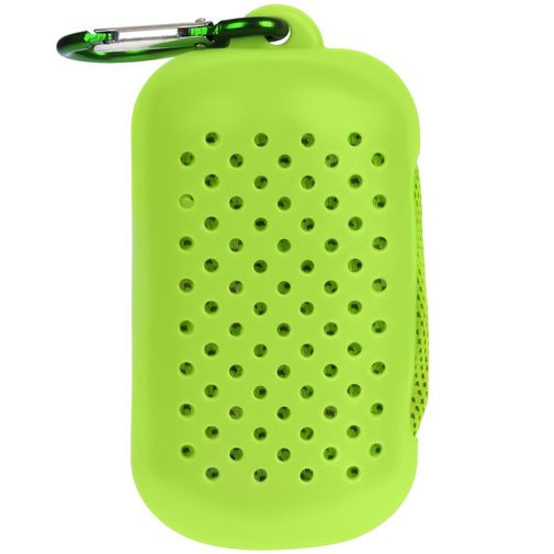 Охлаждающее полотенце Narvik в силиконовом чехле (зеленое яблоко)