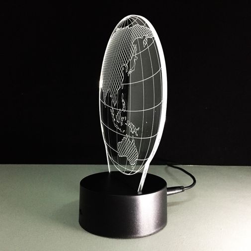 3D Лампа Глобус 3D Лампа Глобус
