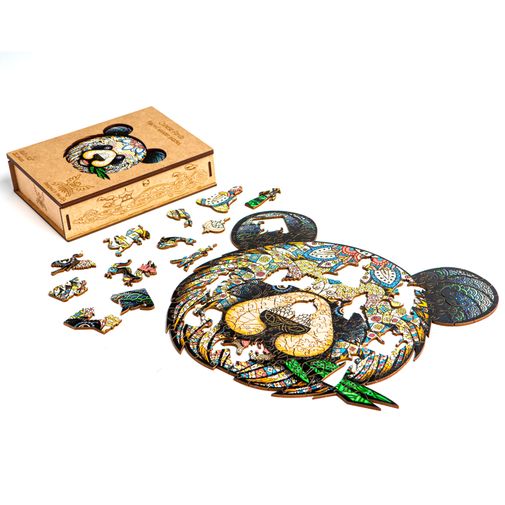 Деревянный пазл Puzzlewood Китайская панда