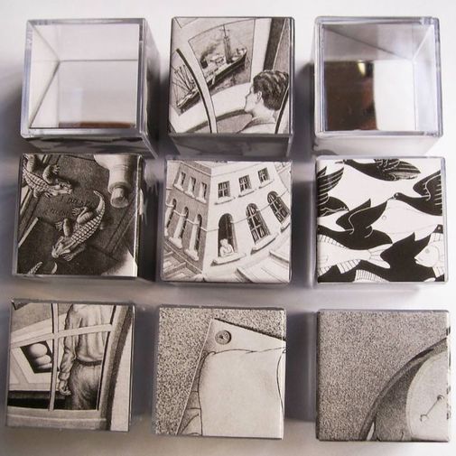 Головоломка Зеркальный Эшер Mirrorkal Escher Пазл из сюрреалистических картин Головоломка Зеркальный Эшер Mirrorkal Escher Пазл из сюрреалистических картин